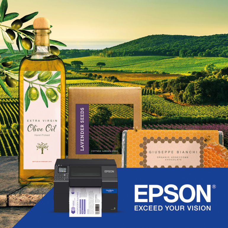 Epson ColorWorks C6000 und C6500 Key Visual